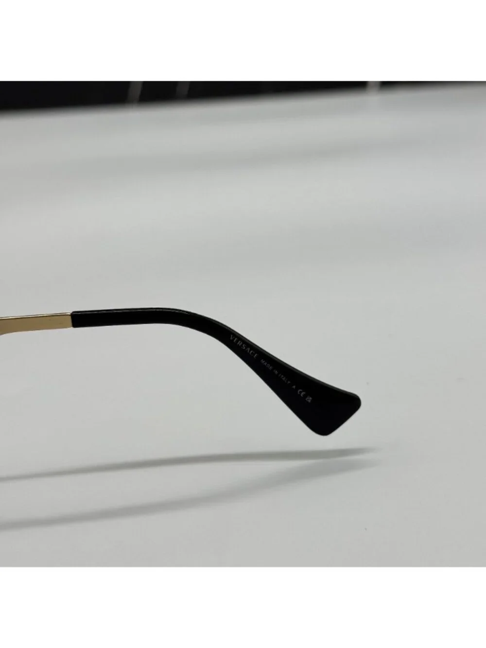 Versace VE3327U GB1 Black Gold Cat Eye Women Eyeglasses Authentic NEW